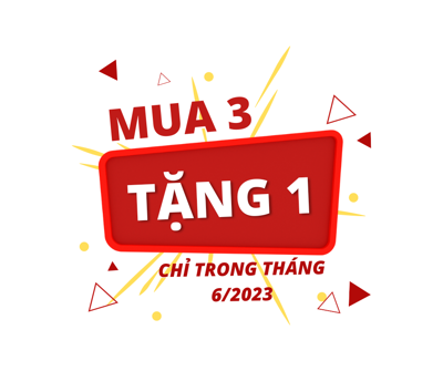 KHUYẾN MÃI NGẬP TRÀN - MUA 3 TẶNG 1 